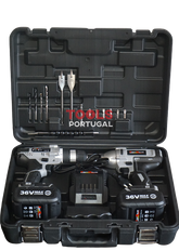 Conjunto Aparafusadora + Máquina de Impacto 36v - Garantia de 3 Anos  na Tools Portugal - Apenas 124.90€! Compra agora na Tools Portugal