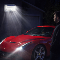 Foco Luz Solar Exterior com 150 Leds