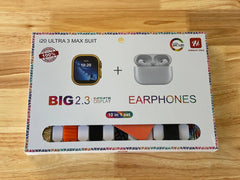 Conjunto 10 em 1 | 1 Smartwatch + 1 AirPods + 7 Braceletes + 1 Proteção + 1 Carregador