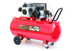 Compressor de Ar com 2 Saídas, 200L, 3.5Hp, 10Bar | REF 09346 MADER