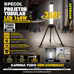Projetor Tubular LED 360º 140W | PECOL