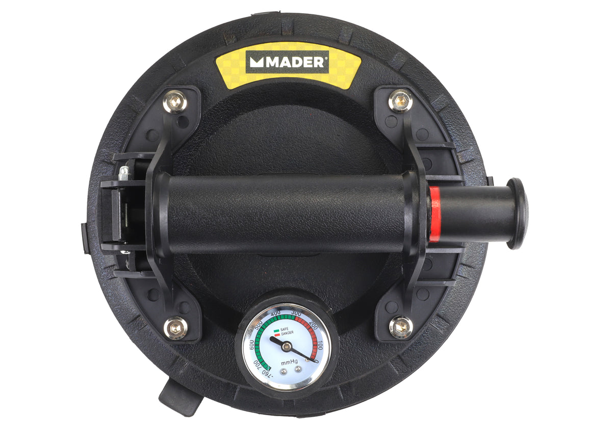 Ventosa Manómetro + Bomba, 200mm, 200Kg | REF 61650 MADER