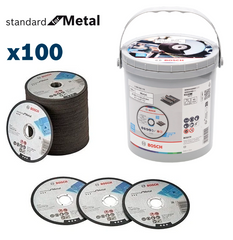 Rebarbadora 720W ø125mm + 100X DISCOS 125MM OFERTA | Bosch GWS 7-125