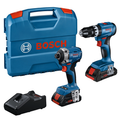Bosch GDR 18V-215 + GSB 18 Kit Aparafusadora de Impacto 215Nm + Berbequim 45Nm