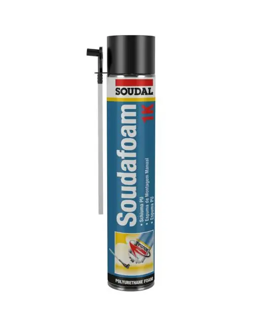 Soudal Soudafoam Espuma de Poliuretano 1K (750ml) Champanhe
