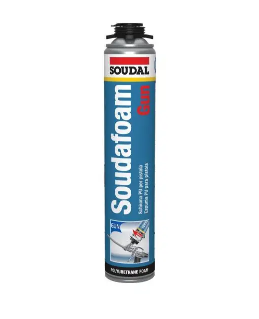 Soudal Soudafoam Gun Espuma de Poliuretano 750ml Pistola