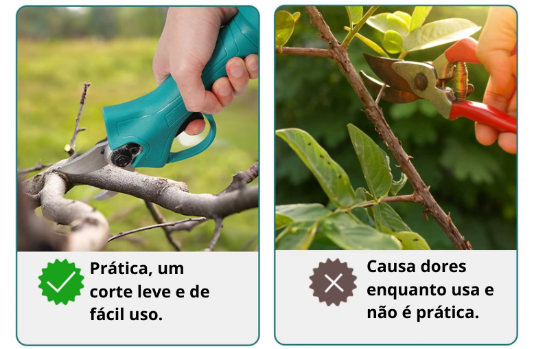 Tesoura de Poda 2x Baterias - Garantia de 3 Anos  na Tools Portugal - Apenas 59.90€! Compra agora na Tools Portugal