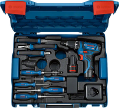 Bosch GSR 12V-15 Kit Berbequim/Aparafusadora+ 8 Ferramentas