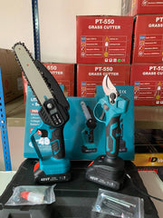 Conjunto Serra 6" + Tesoura de Poda c/2 Baterias - Garantia de 3 Anos  na Tools Portugal - Apenas 79.90€! Compra agora na Tools Portugal