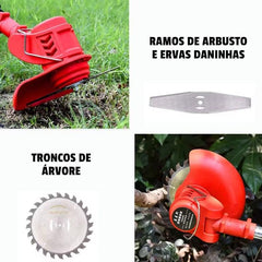 Roçadora a Bateria (8 acessórios) c/2 baterias - Garantia de 3 Anos  na Tools Portugal - Apenas 57.90€! Compra agora na Tools Portugal