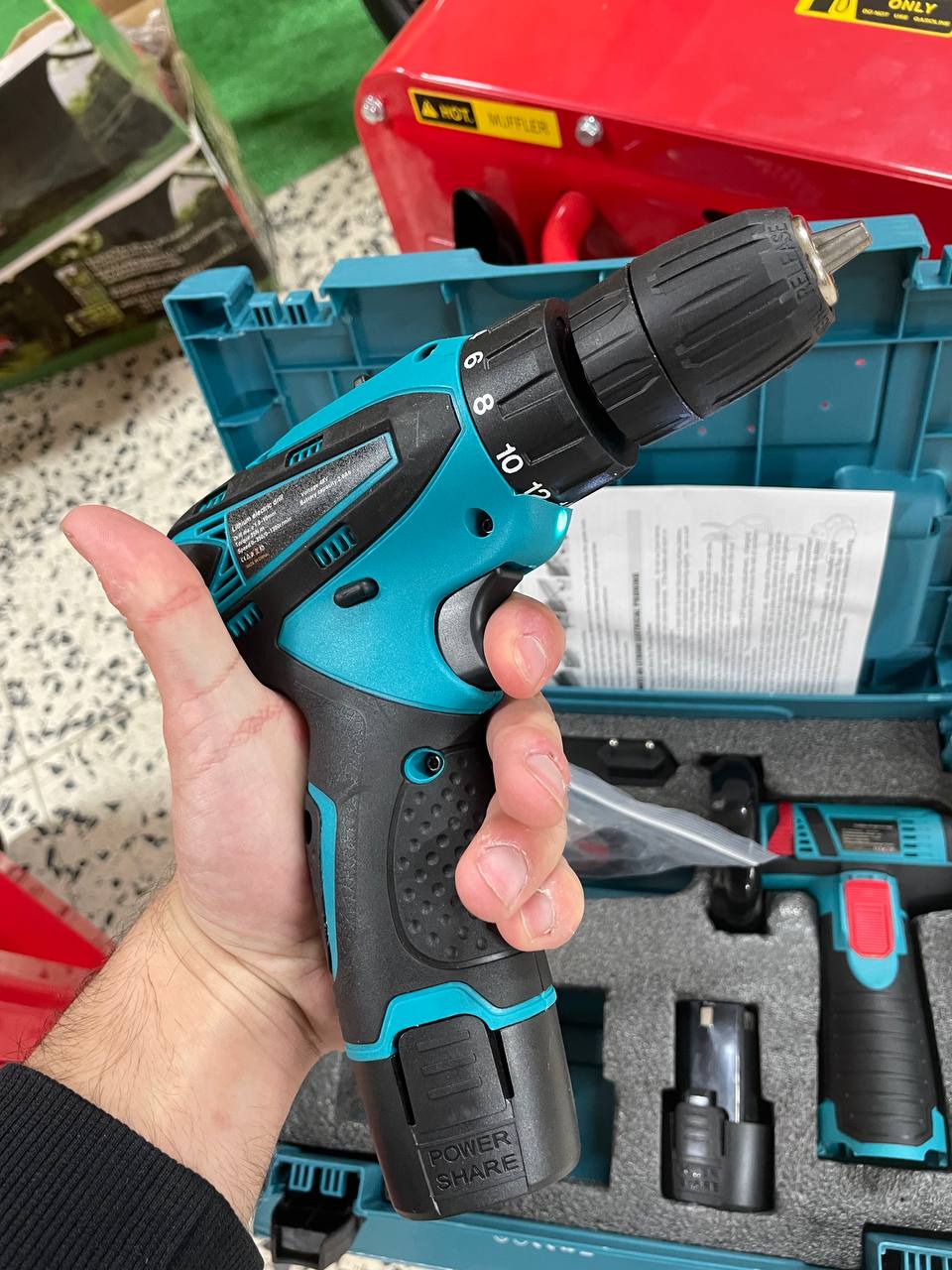 Mini Rebarbadora + Aparafusadora c/2x Baterias - Garantia de 3 Anos  na Tools Portugal - Apenas 67.90€! Compra agora na Tools Portugal