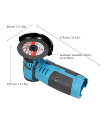 Mini Rebarbadora 500W 19.500 RPM | 2x Baterias e acessórios