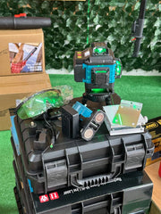 Nível Laser Verde De 16 Linhas - 2x Baterias, Comando e acessórios