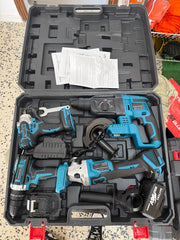 Kit de 4 Máquinas a Bateria - 2x Baterias 48v 4Ah