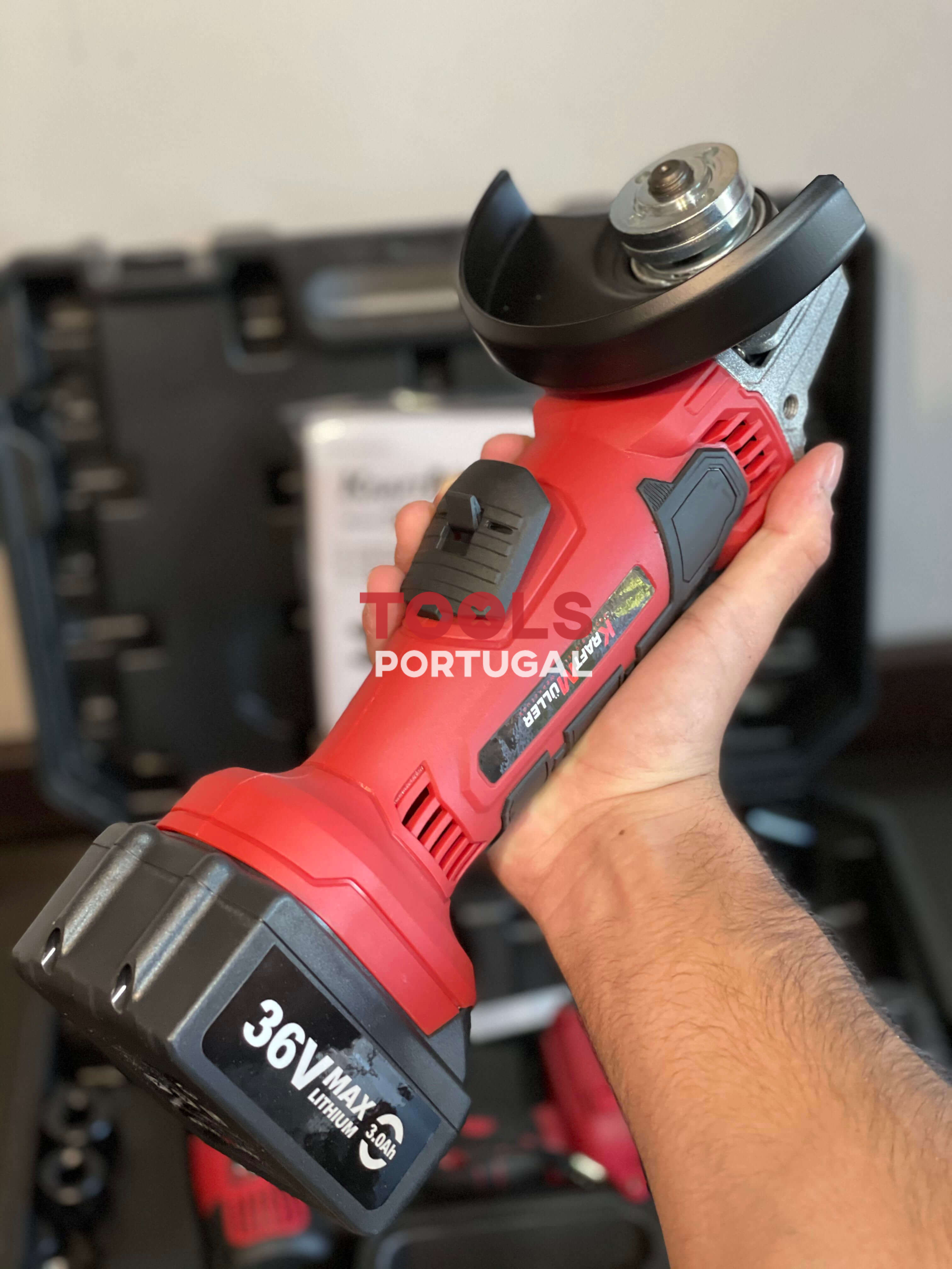 Conjunto Rebarbadora + Máquina de Impacto 36v - Garantia de 3 Anos  na Tools Portugal - Apenas 124.90€! Compra agora na Tools Portugal