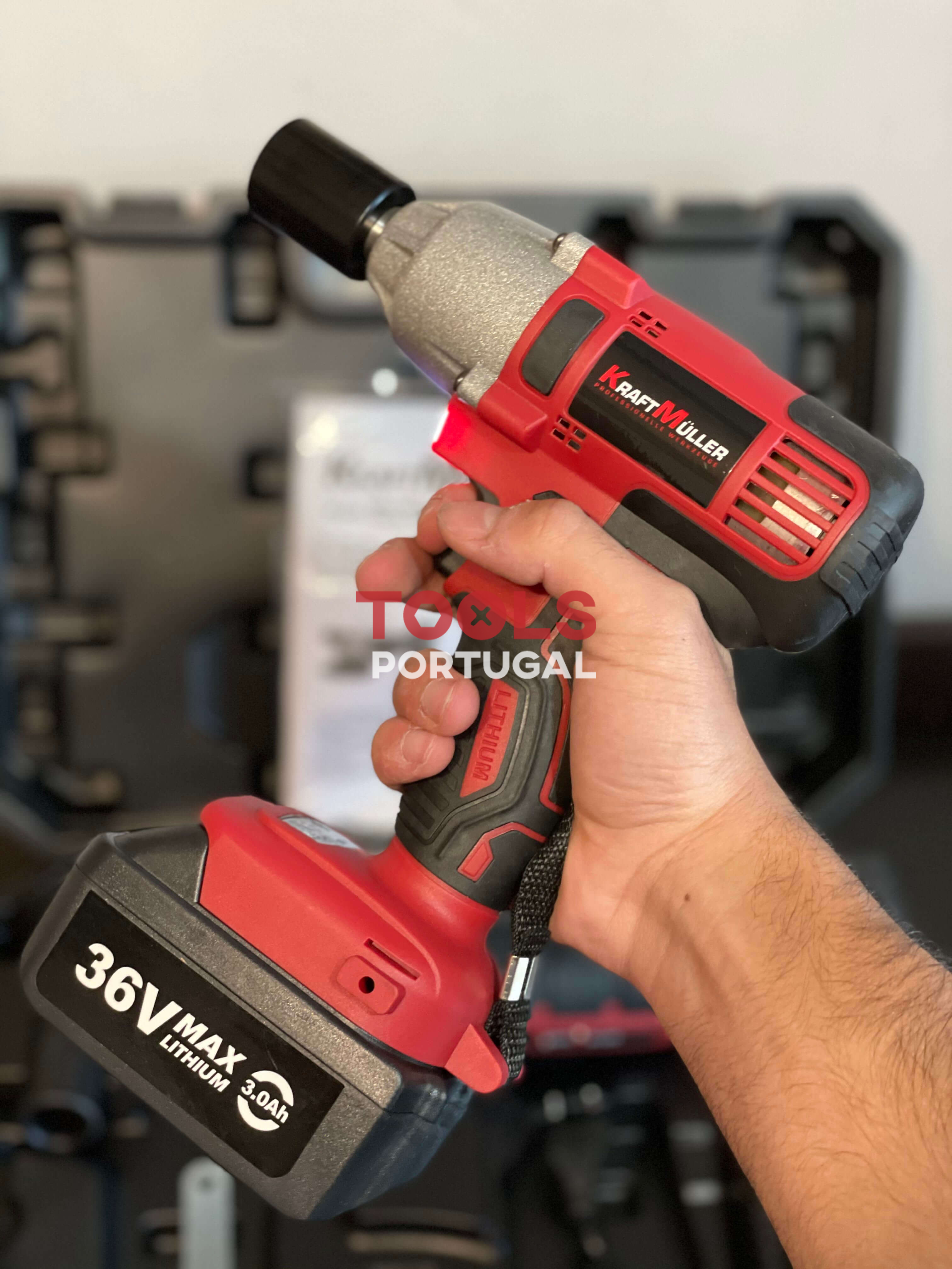 Conjunto Rebarbadora + Máquina de Impacto 36v - Garantia de 3 Anos  na Tools Portugal - Apenas 124.90€! Compra agora na Tools Portugal